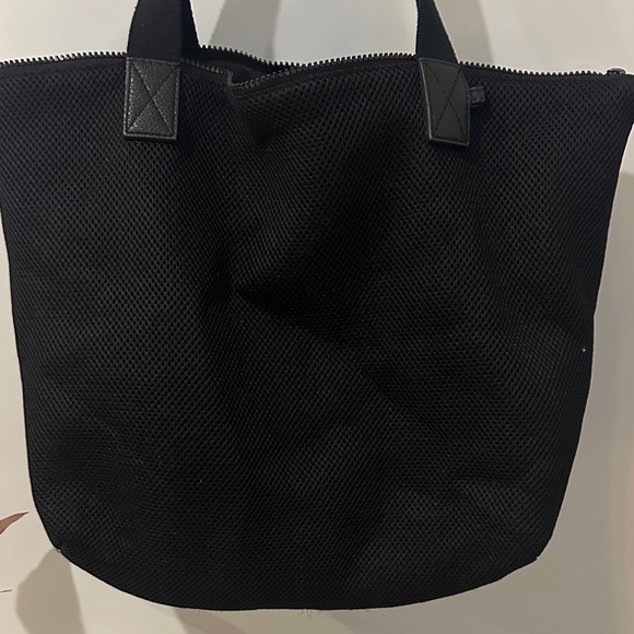 Handbags - Black Mesh Tote Bag